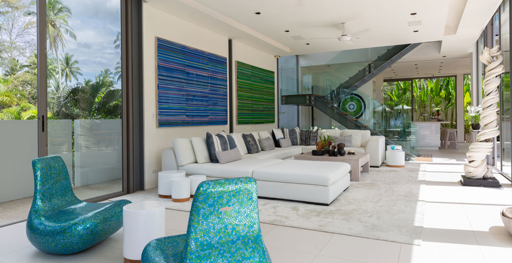 Villa Aqua - Stunning living room design